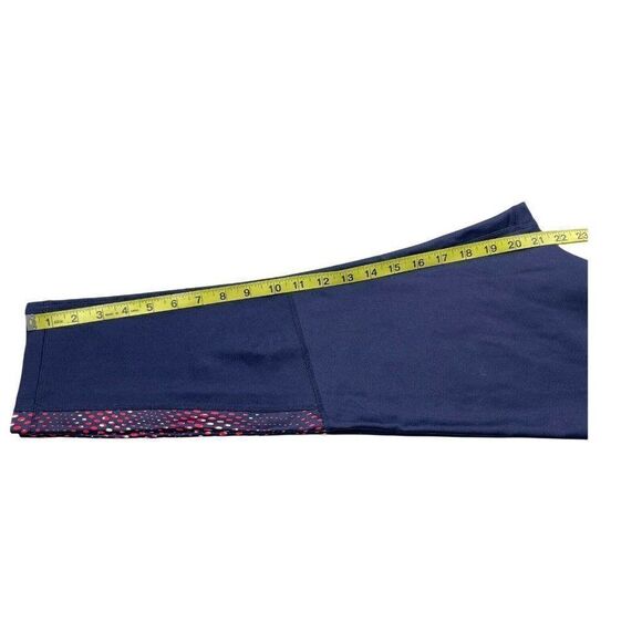 Under Armour Heatgear Compression Crop Navy Pink - Picture 6 of 6